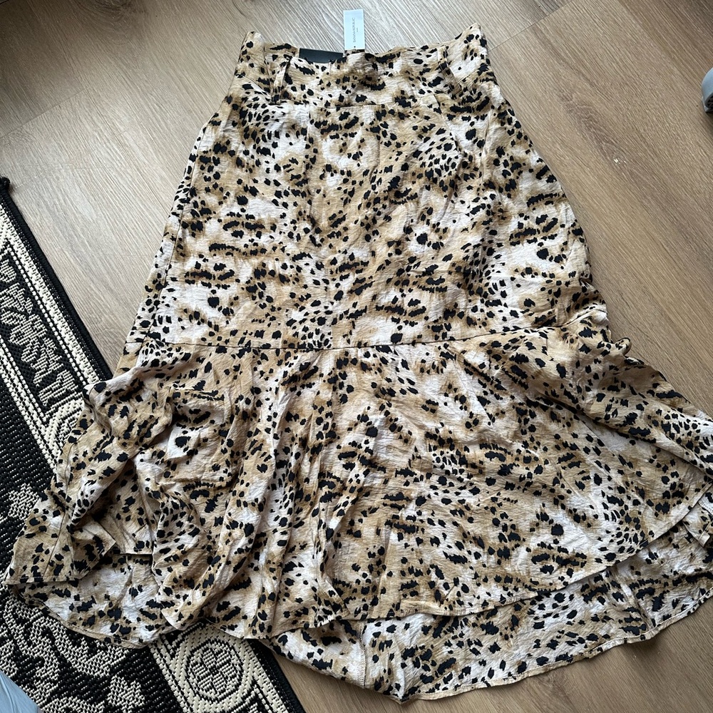 Leopard Print Women's Skirt
